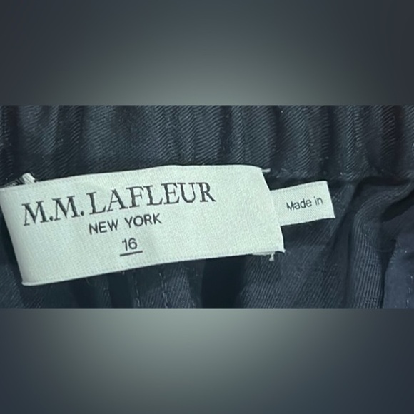M.M.Lafleur The Shane pants everyday twill black pants size 16 - Picture 10 of 12